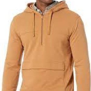 Goodthreads Men's Heritage Wash Lightweight French Terry Anorak New With Tags
